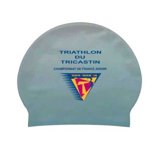 Bonnet de bain marquage personnalisable aquathlon