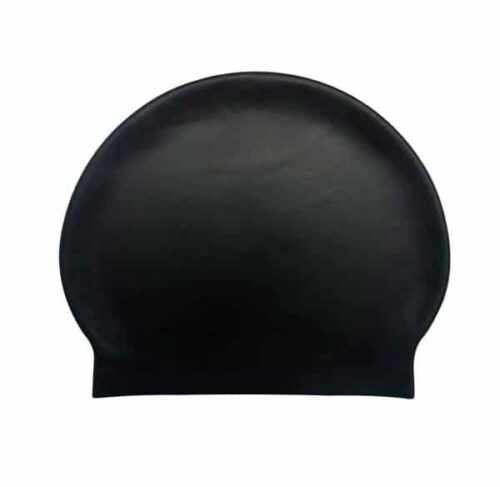 bbl Bonnet de bain en latex noir