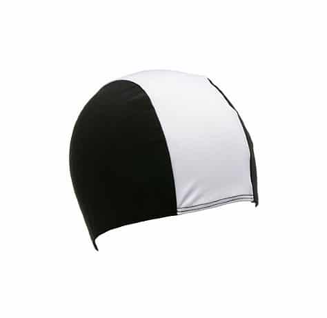 Bonnet de Bain Fantaisie Tissu Noir avec scratch - Bonnet de Bain