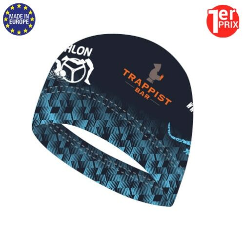 BP PG bonnet polyester en sublimation totale pour tenue club cycliste ou running