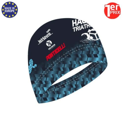 BP PG bonnet polyester en sublimation totale pour tenue club cycliste ou running