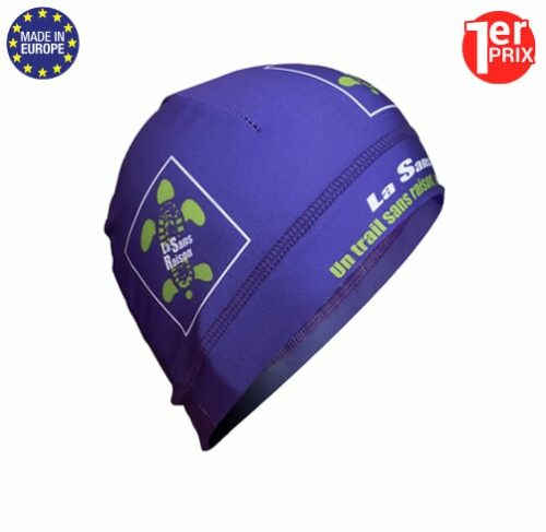 BP PG bonnet polyester en sublimation totale pour tenue club cycliste ou running