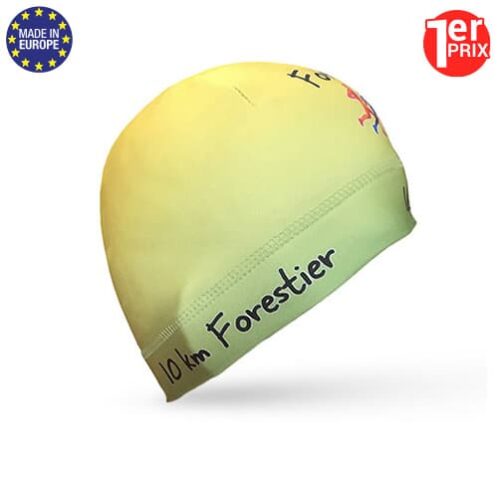 BP PG bonnet polyester en sublimation totale pour tenue club cycliste ou running