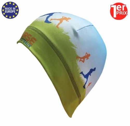 BP PG bonnet polyester en sublimation totale pour tenue club cycliste ou running