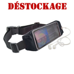 C51-Pochette ceinture pour téléphone avec sortie écouteur et surface tactile