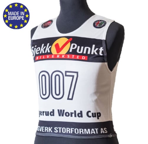 DL PG Dossard chasuble extensible avec impression totale pour courses et compétitions