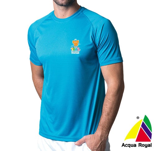 Tee shirt running homme 100% polyester - Indyanna Pub - Objets  publicitaires personnalisables