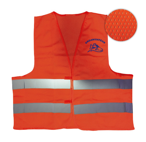 Gilet technique personnalisable running coupe-vent