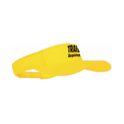 NA2 Visière jaune avec logo de trail sportif