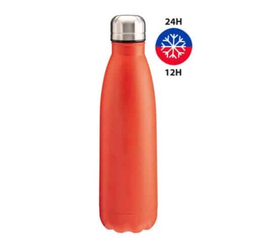 S48-S48A-bouteille thermo double paroi en acier 500 ml rouge