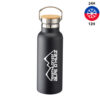 S74-bouteille thermo en acier 500 ml avec bouchon en bambou